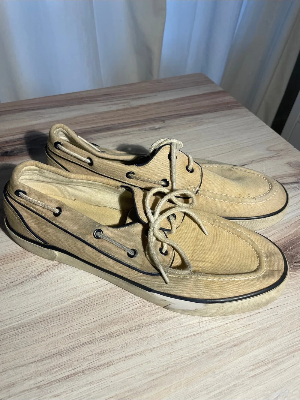 Polo by Ralph Lauren Men’s Tan Boat Shoes